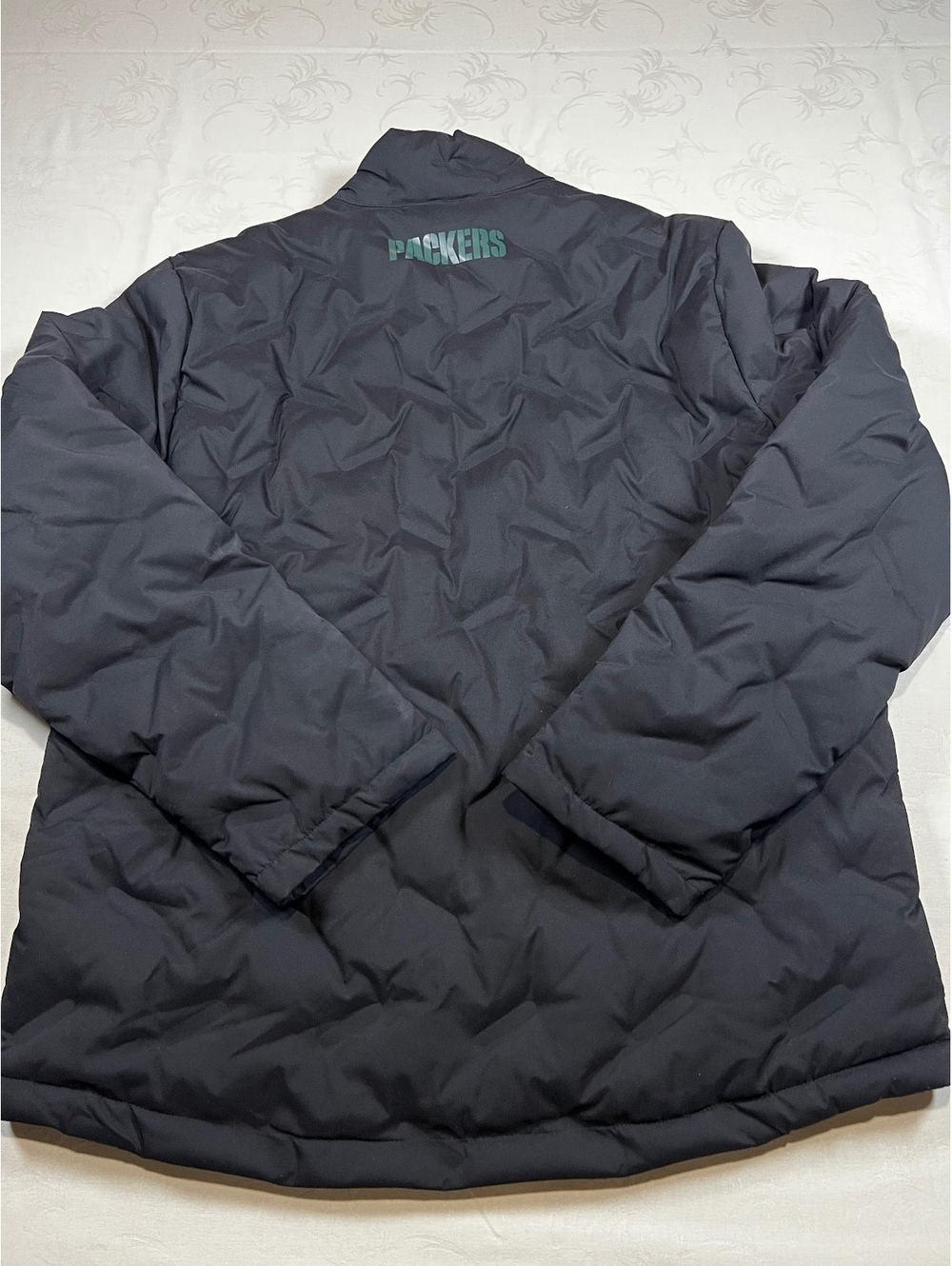 NEW MSX by Michael Strahan Green Bay Packers Black Quilted Jacket Size Large - Picture 4 of 7